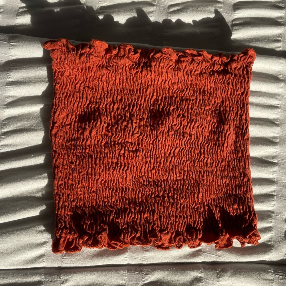 Orange tube top